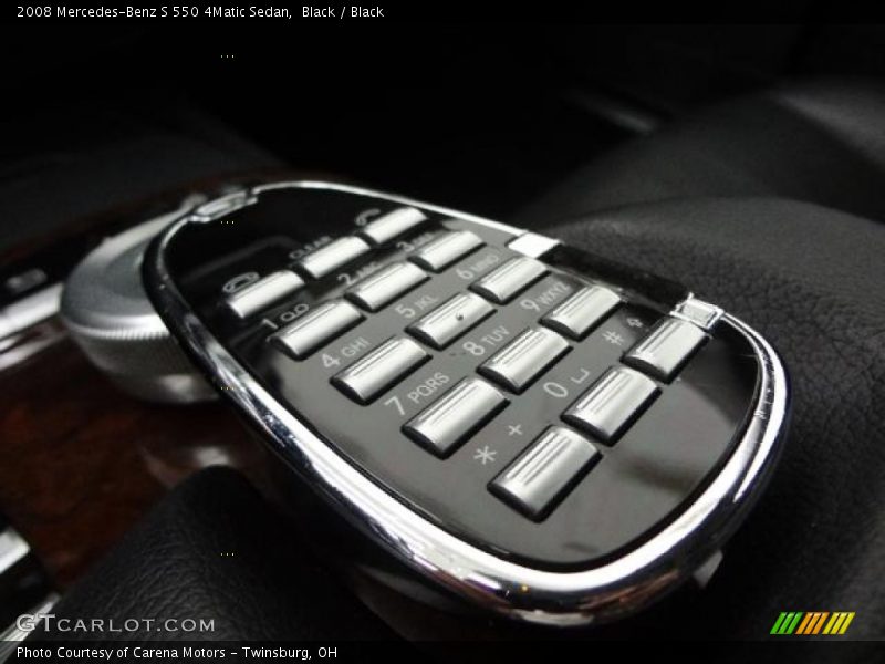 Black / Black 2008 Mercedes-Benz S 550 4Matic Sedan