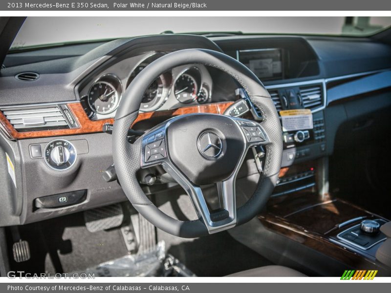Polar White / Natural Beige/Black 2013 Mercedes-Benz E 350 Sedan