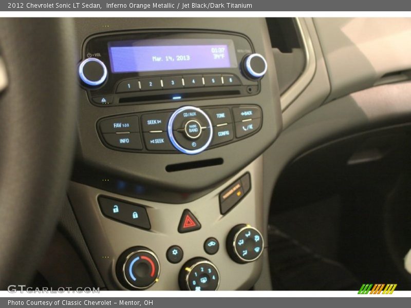 Controls of 2012 Sonic LT Sedan