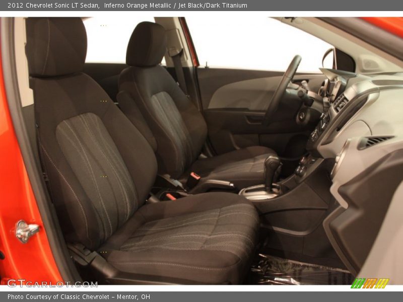 Front Seat of 2012 Sonic LT Sedan