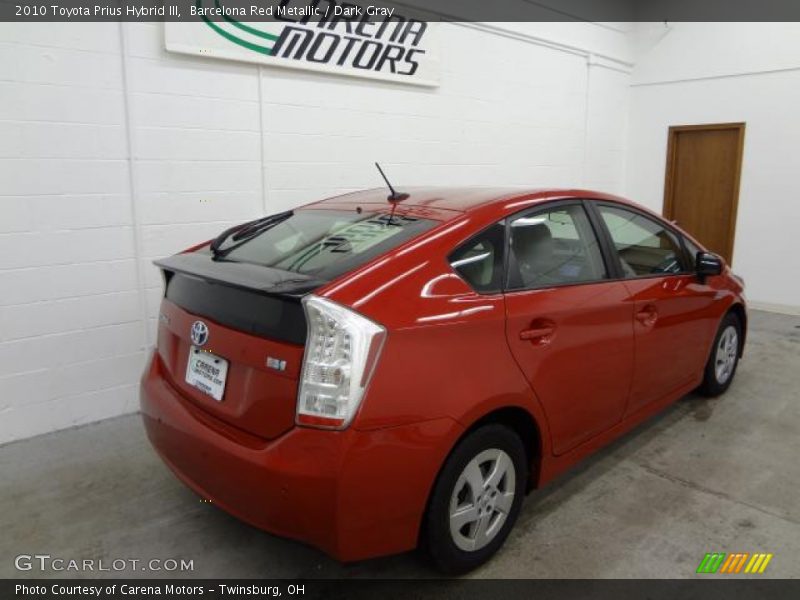 Barcelona Red Metallic / Dark Gray 2010 Toyota Prius Hybrid III