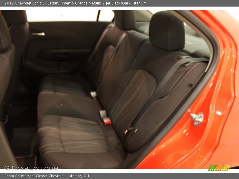 Rear Seat of 2012 Sonic LT Sedan