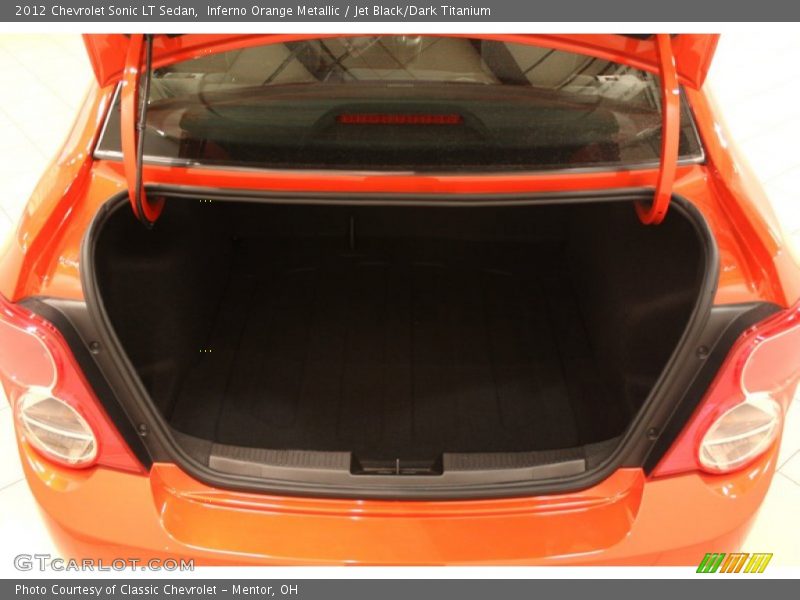  2012 Sonic LT Sedan Trunk