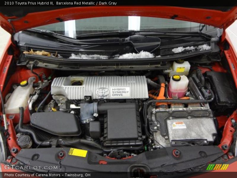 Barcelona Red Metallic / Dark Gray 2010 Toyota Prius Hybrid III