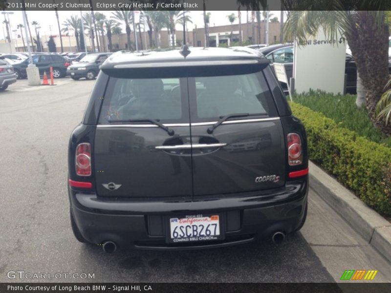 Eclipse Gray Metallic / Carbon Black 2011 Mini Cooper S Clubman