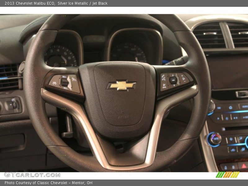 Silver Ice Metallic / Jet Black 2013 Chevrolet Malibu ECO
