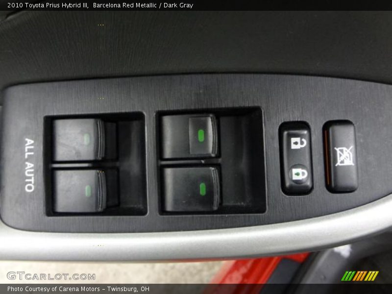 Barcelona Red Metallic / Dark Gray 2010 Toyota Prius Hybrid III