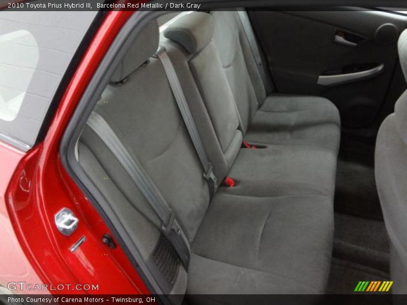 Barcelona Red Metallic / Dark Gray 2010 Toyota Prius Hybrid III