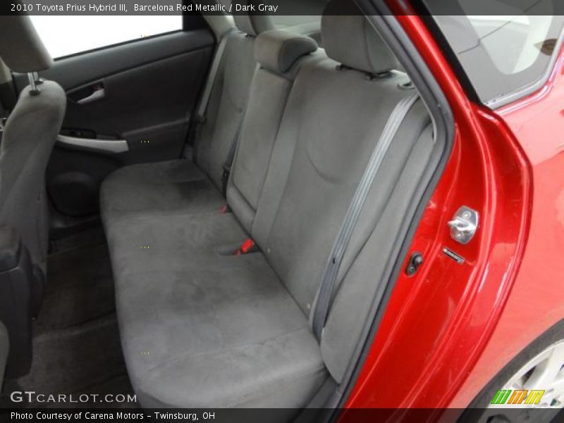 Barcelona Red Metallic / Dark Gray 2010 Toyota Prius Hybrid III