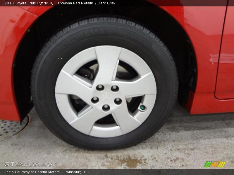 Barcelona Red Metallic / Dark Gray 2010 Toyota Prius Hybrid III