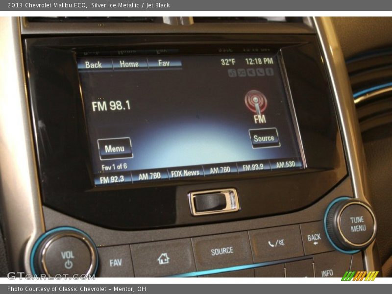 Silver Ice Metallic / Jet Black 2013 Chevrolet Malibu ECO