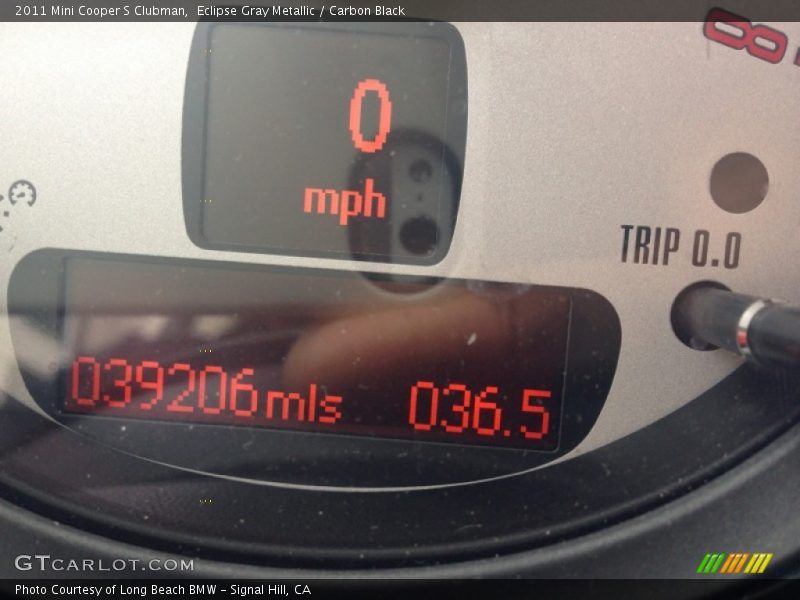 Eclipse Gray Metallic / Carbon Black 2011 Mini Cooper S Clubman