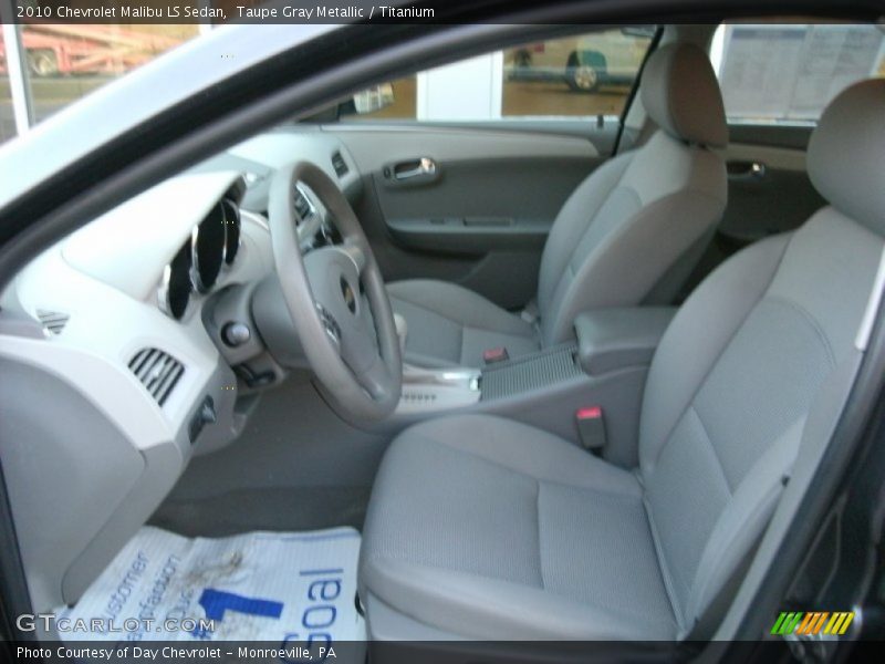 Taupe Gray Metallic / Titanium 2010 Chevrolet Malibu LS Sedan