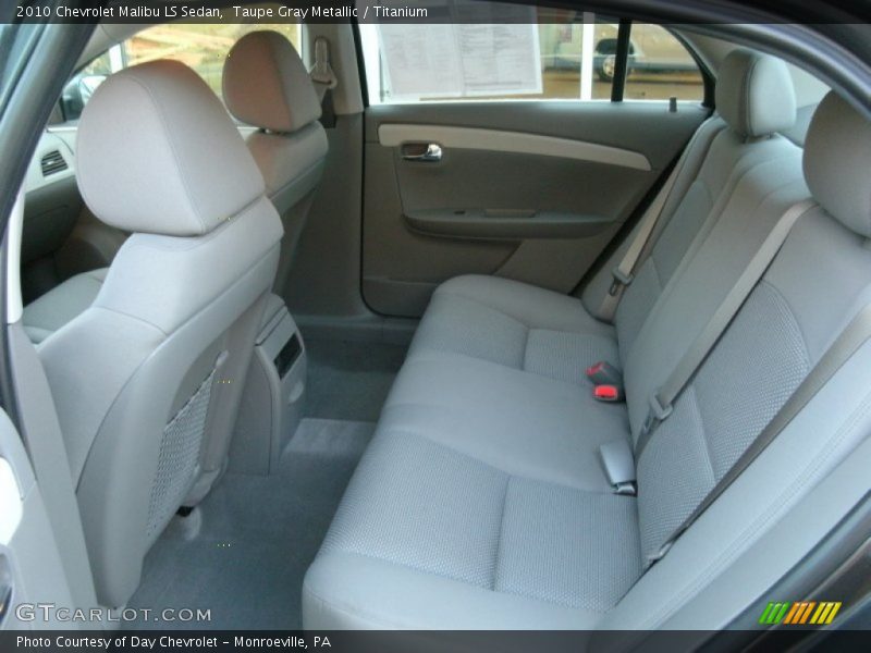 Taupe Gray Metallic / Titanium 2010 Chevrolet Malibu LS Sedan