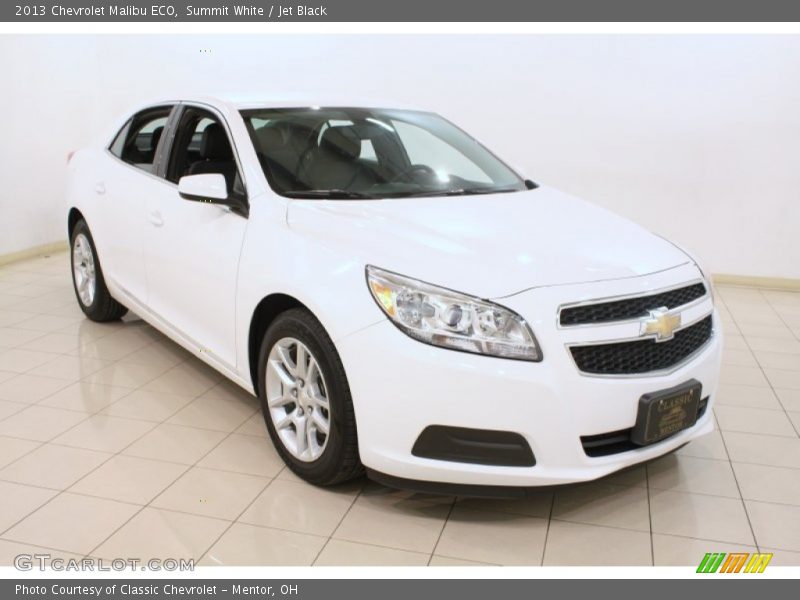 Summit White / Jet Black 2013 Chevrolet Malibu ECO