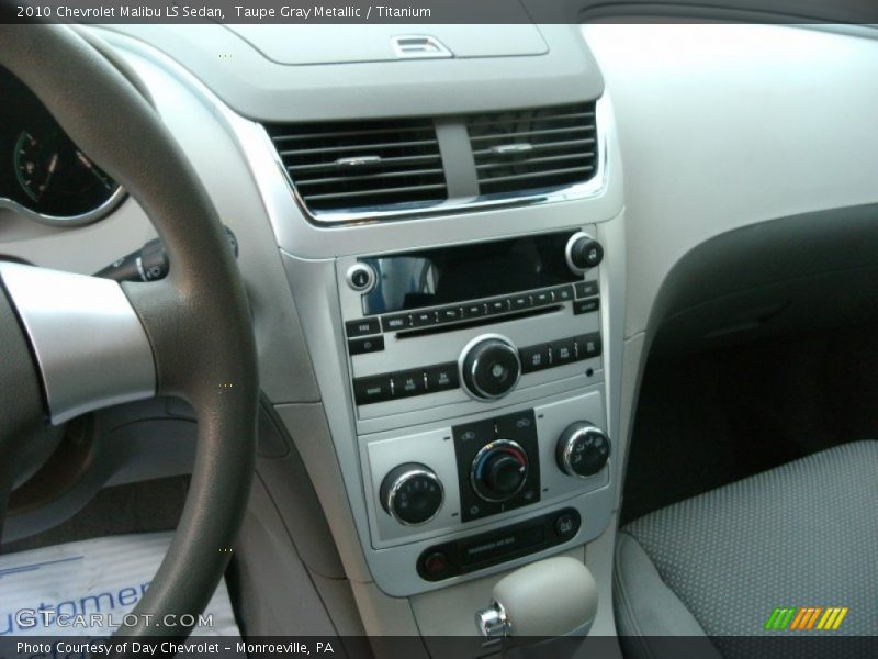 Taupe Gray Metallic / Titanium 2010 Chevrolet Malibu LS Sedan