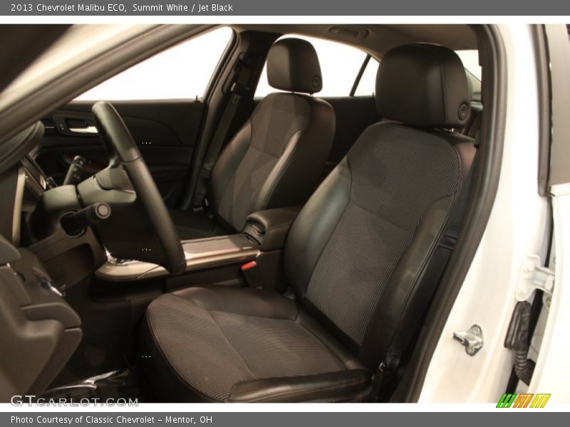 Front Seat of 2013 Malibu ECO