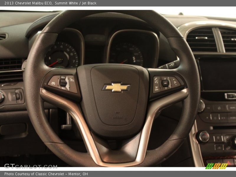 Summit White / Jet Black 2013 Chevrolet Malibu ECO