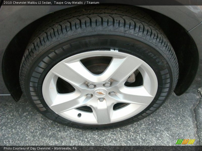 Taupe Gray Metallic / Titanium 2010 Chevrolet Malibu LS Sedan