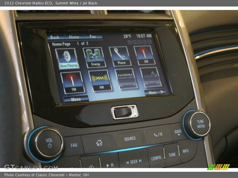 Summit White / Jet Black 2013 Chevrolet Malibu ECO