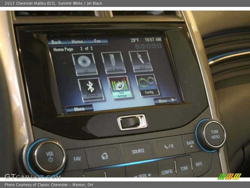 Summit White / Jet Black 2013 Chevrolet Malibu ECO