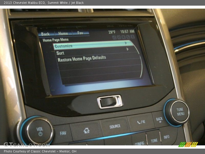 Summit White / Jet Black 2013 Chevrolet Malibu ECO