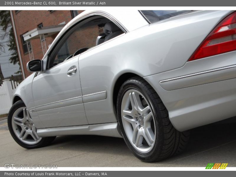 Brilliant Silver Metallic / Ash 2001 Mercedes-Benz CL 600