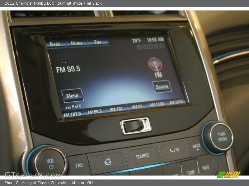 Summit White / Jet Black 2013 Chevrolet Malibu ECO
