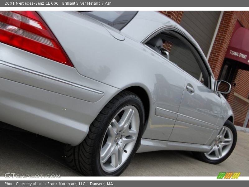 Brilliant Silver Metallic / Ash 2001 Mercedes-Benz CL 600
