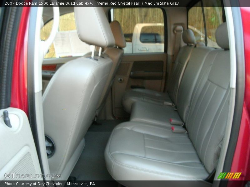 Inferno Red Crystal Pearl / Medium Slate Gray 2007 Dodge Ram 1500 Laramie Quad Cab 4x4
