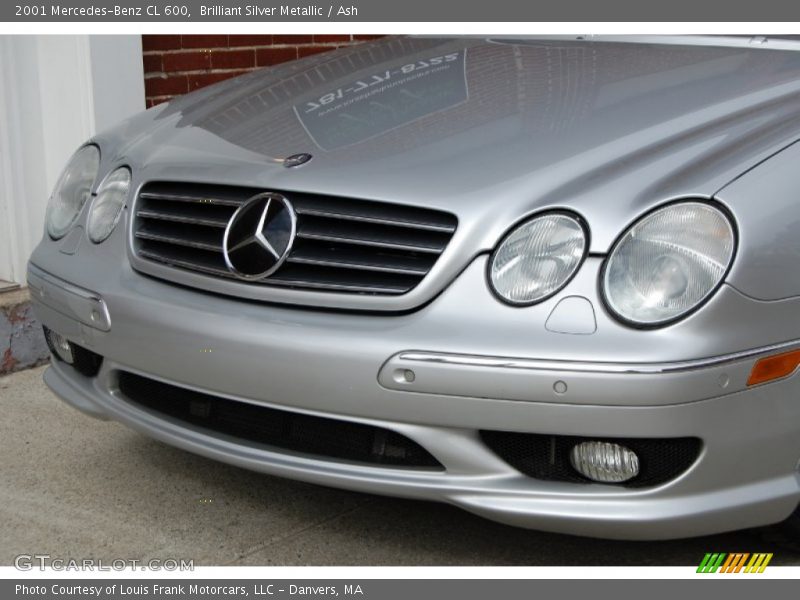Brilliant Silver Metallic / Ash 2001 Mercedes-Benz CL 600