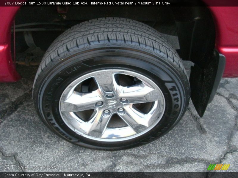 Inferno Red Crystal Pearl / Medium Slate Gray 2007 Dodge Ram 1500 Laramie Quad Cab 4x4