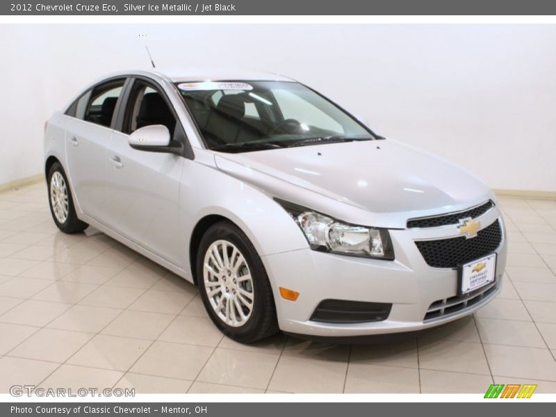 Silver Ice Metallic / Jet Black 2012 Chevrolet Cruze Eco