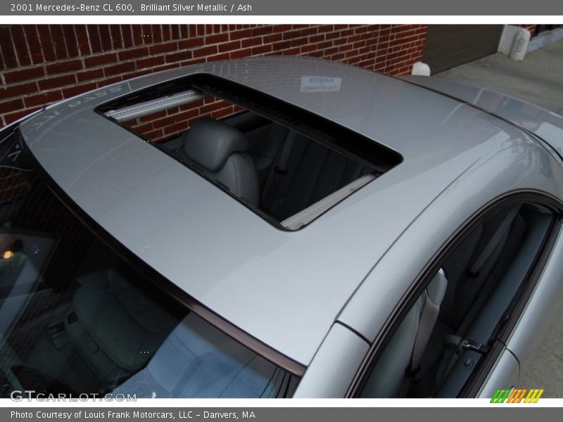 Brilliant Silver Metallic / Ash 2001 Mercedes-Benz CL 600
