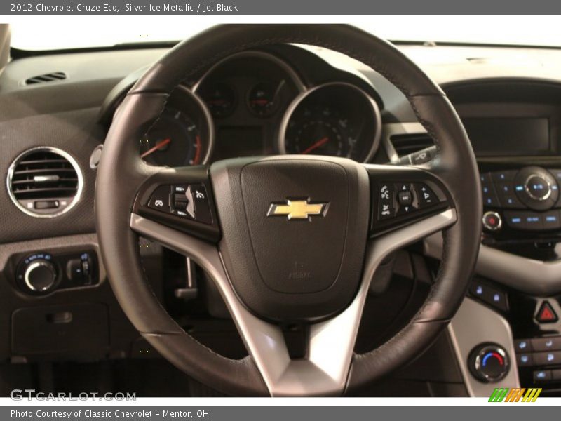 Silver Ice Metallic / Jet Black 2012 Chevrolet Cruze Eco