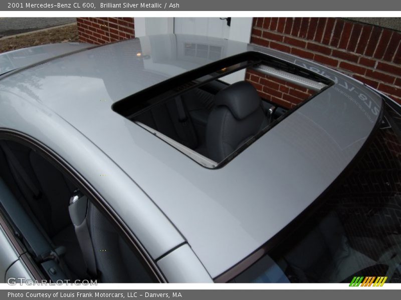 Brilliant Silver Metallic / Ash 2001 Mercedes-Benz CL 600