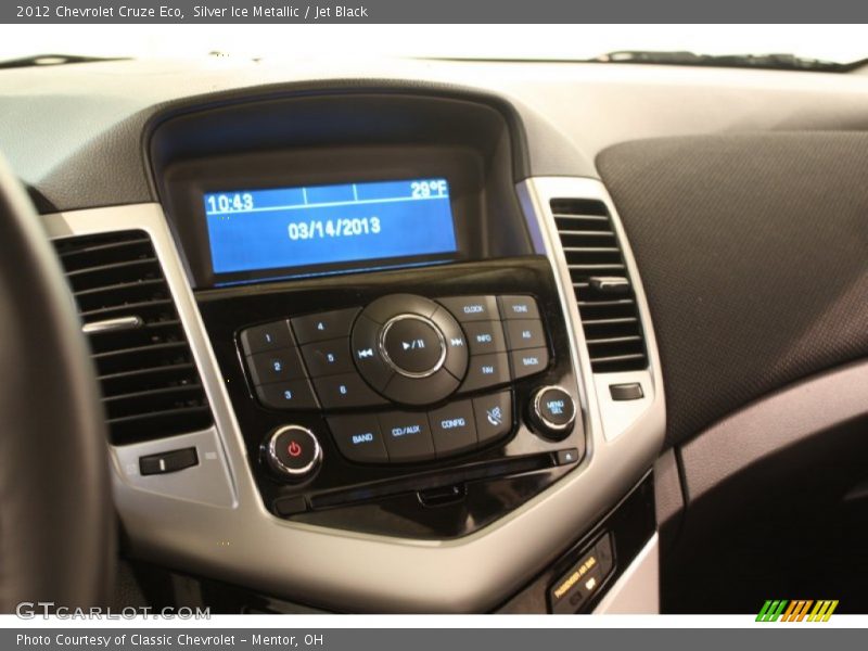 Silver Ice Metallic / Jet Black 2012 Chevrolet Cruze Eco