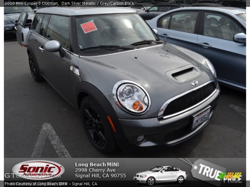 Dark Silver Metallic / Grey/Carbon Black 2010 Mini Cooper S Clubman