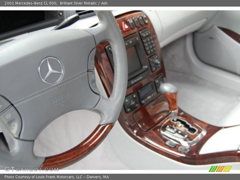 Brilliant Silver Metallic / Ash 2001 Mercedes-Benz CL 600