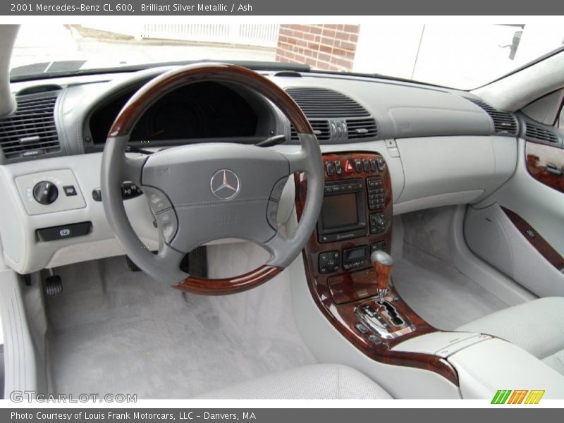 Brilliant Silver Metallic / Ash 2001 Mercedes-Benz CL 600