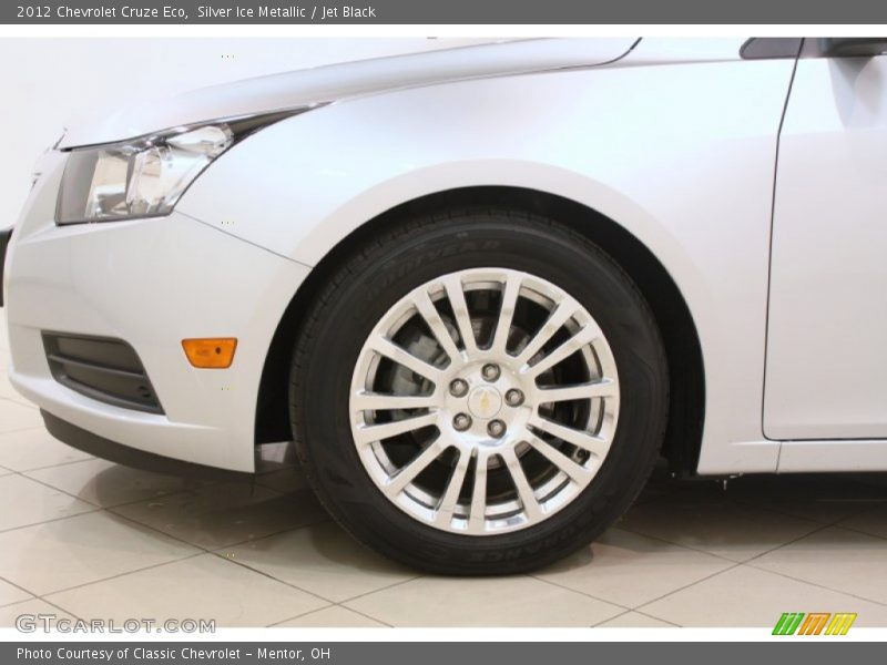 Silver Ice Metallic / Jet Black 2012 Chevrolet Cruze Eco