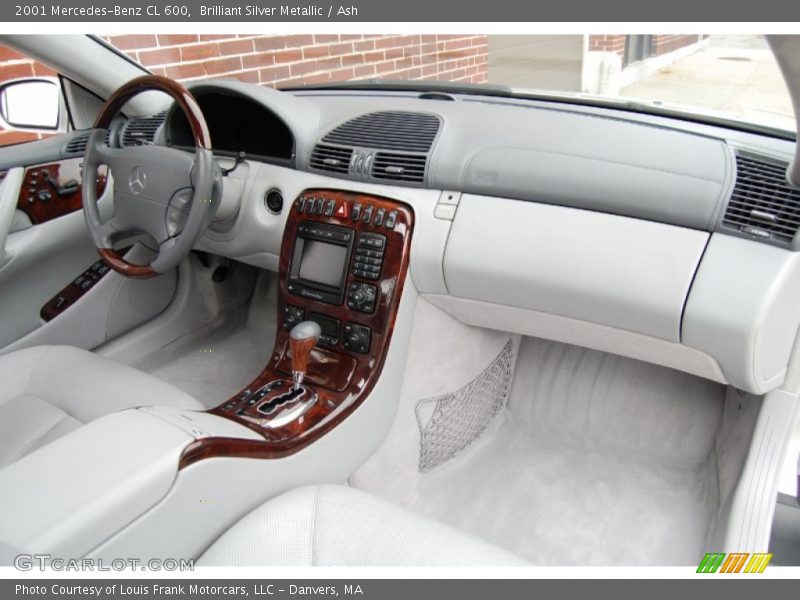 Brilliant Silver Metallic / Ash 2001 Mercedes-Benz CL 600