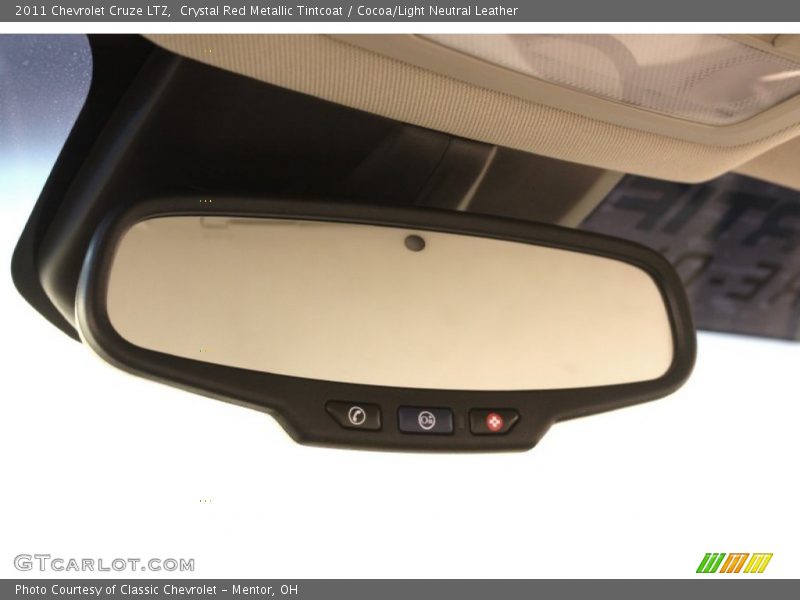 Crystal Red Metallic Tintcoat / Cocoa/Light Neutral Leather 2011 Chevrolet Cruze LTZ