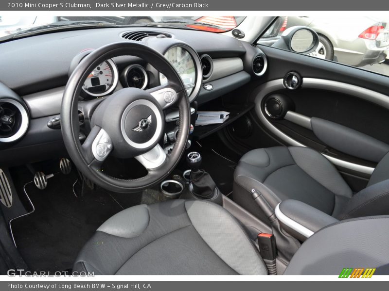 Dark Silver Metallic / Grey/Carbon Black 2010 Mini Cooper S Clubman