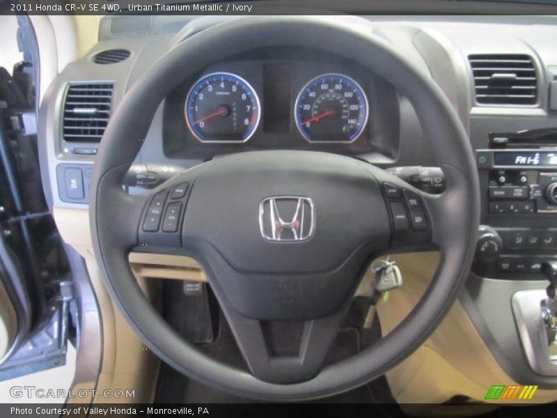 Urban Titanium Metallic / Ivory 2011 Honda CR-V SE 4WD