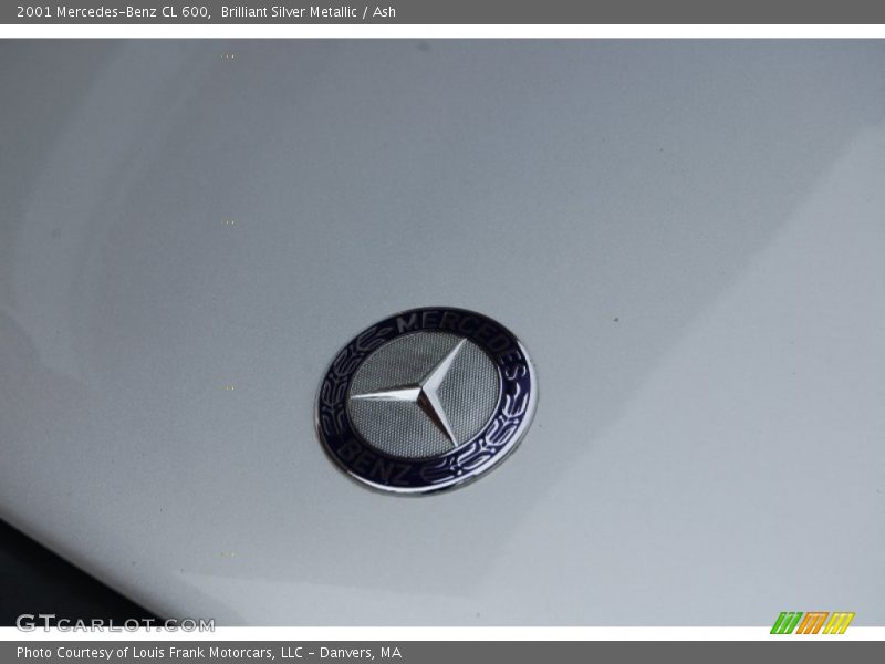 Brilliant Silver Metallic / Ash 2001 Mercedes-Benz CL 600