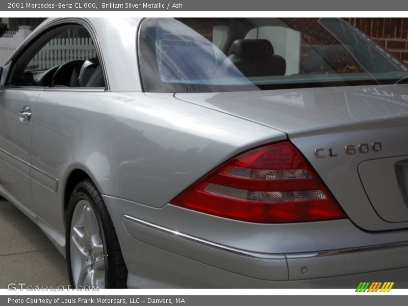 Brilliant Silver Metallic / Ash 2001 Mercedes-Benz CL 600
