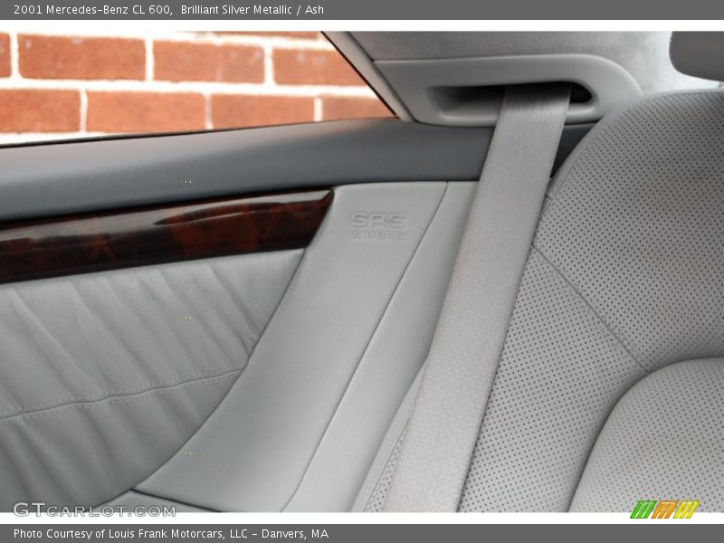 Brilliant Silver Metallic / Ash 2001 Mercedes-Benz CL 600
