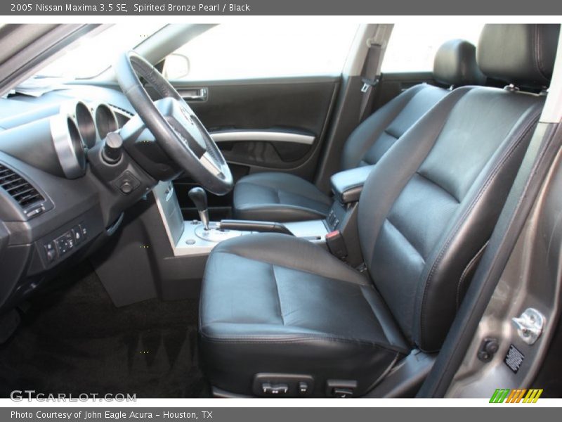 Spirited Bronze Pearl / Black 2005 Nissan Maxima 3.5 SE