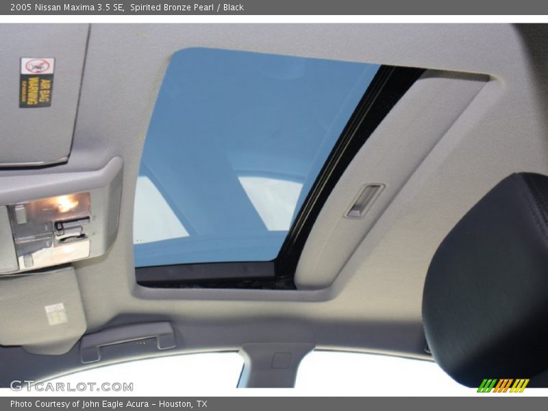 Spirited Bronze Pearl / Black 2005 Nissan Maxima 3.5 SE